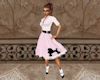 '50s Poodle Skirt Pink