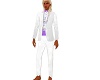 DL}Wedding White Suit