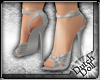 DD Satin Party Shoes Wh