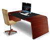 Cherrywood computer desk