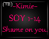 (TB) Kimie Shame on you.