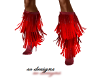 red fringe boots