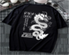 t-shirt dragon black