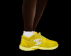 (f) yellow cc sneakers