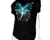 Black Butterfly Tee