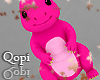 Deep Pink Dinosaur HD