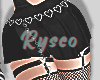 RC Skirt Goth Black