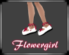 Dk Red Flowergirl shoes