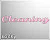 Cleaning Sign Pink
