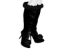 Santa Boots Black