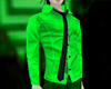 Toxic green dress shirt