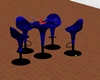 blue animated table