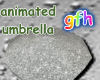 umbrella animated silver
