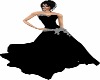 ^Q^ Black chic dress