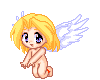 Angel blonde animated