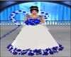 Winter Blue Wedding Gown