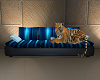 Blue Sofa With Tiger