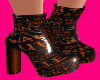 Be YOU Orange Black Boot