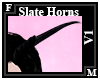 Slate draconic horns V1