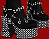 Blinged Out Goth Boots