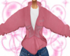 pink star hoodie- M