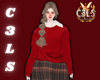 F|Red Sweater