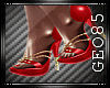 ^G^ Farah Red Pumps