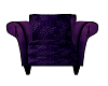 purple cheetah chair
