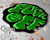 Green F*ck Off Rugs