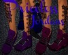 Jordans Purple/black