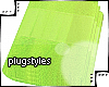 Lime Green Folded Towel