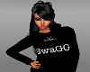 black swagg hoddie