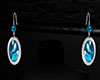 GL-Blue Camo Earrings