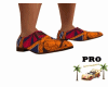 .(IH) AFRICAN PRINT SHOE