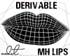 ♕ Mesh Lips Derivable