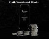 Framed Goth Words & Book