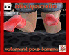 WE! cute socks red