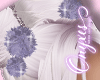 O|Purple Glitter Buns