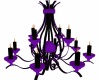 Purple.Black Chandelier