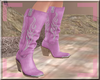 Purpink cowboy boots