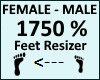Feet Scaler 1750%