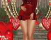 RED MINI SKIRT RLL