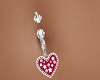 Red Heart Belly Ring