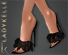LK| Black Ruffle Heels