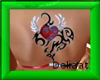 D tattoo corazon tribal