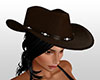 Cowgirl Hat Brown
