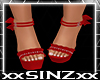X Dee Red High Heels X