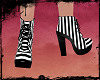 Striped Ankle Boots 1