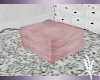 Pink Fabric Stool