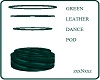 Green Leather Dance Pod